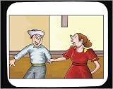 Mouse Pad with man, walking, 