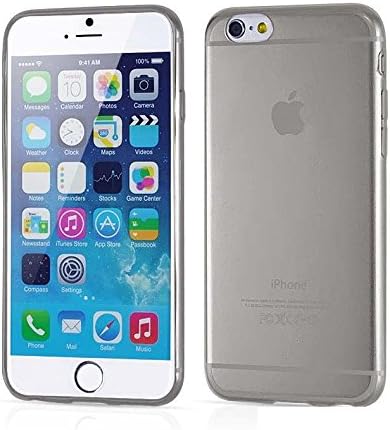 Ultra Thin Slim Clear Soft TPU Transparent Case Cover Skin for IPhone 6 Plus 5.5"(0.3 Mm) (Black)