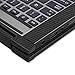 Skinomi Black Carbon Fiber Full Body Skin Compatible with Toshiba Satellite Radius (2015, 14 inch)(Full Coverage) TechSkin with Anti-Bubble Clear Film Screen Protector