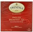 Twinings English Breakfast Tea, Tea Bags, 50-Count Boxes (Pack of 6)