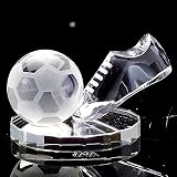 CRYSTAL SOCCER BALL W/ FOOT