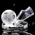 CRYSTAL SOCCER BALL W/ FOOT