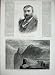 1880 Burnard Editor Punch Castle Suli Epirus Mountains