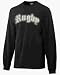 ELEGANT VIOLENCE RUGBY SKULL LONG SLEEVE T-SHIRT (BLACK)