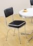 Set of 2 Retro Nostalgic Style Black Finish Dining Chairs