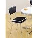 Set of 2 Retro Nostalgic Style Black Finish Dining Chairs