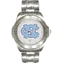 North Carolina Tar Heels - UNC Suntime Mens Sports Watch w/ Steel Band - NCAA College Athletics