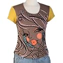 Jessie G. Women's Printed Scoop Neck Tee