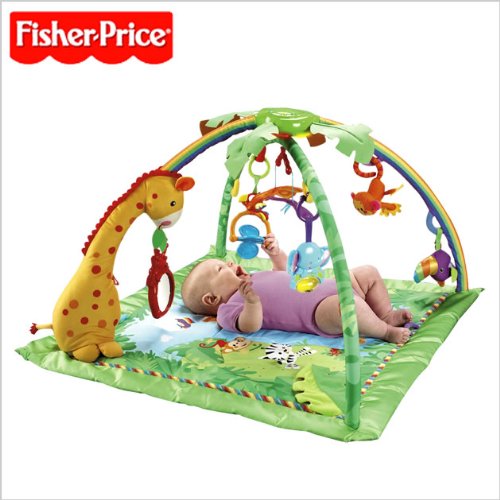ベビージム ご出産祝い 　フィッシャープライス fisher-price レインフォレストデラックスジム プレイジム 【子供部屋】