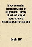Mesopotamian Literature: Epic of Gilgamesh, Library of Ashurbanipal, Instructions of Shuruppak, Urra=hubullu