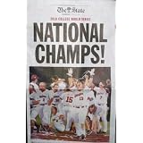 The State (Columbia, Sc) 2010 College World Series National Champions Commemorative Edition