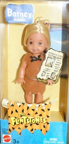 Barbie Kelly The Flintstones Barney Rubble doll