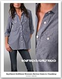 【BOYFRIEND　GIRLFRIEND】【ボーイフレンドガールフレンド】Women's Button Downボタンダウンダンガリーシャツ【予約商品s】の画像