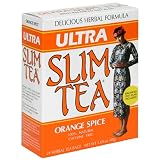 Ultra Slim Tea, Orange Spice, Tea Bags, 24-Count Box (Pack of 4)