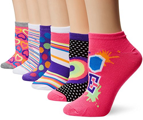 TeeHee Women's Fashion No Show Socks 6 Pack or 12-Pack, Fun Socks