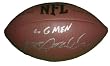 New York Giants David Wilson Autographed NFL Wilson Composite Football Featuring "Go G-Men" Inscription! Proof Photo