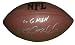 New York Giants David Wilson Autographed NFL Wilson Composite Football Featuring "Go G-Men" Inscription! Proof Photo