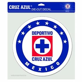MLS Club Deportivo Cruz Azul 8-by-8 Inch Diecut Colored Decal