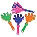Rhode Island Novelty 12 Hand Clappers Noisemakers Favors 7.5