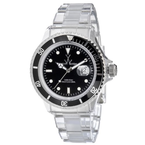 Toy Watch Unisex 4001BKP Quartz Analog Three Hand Watch