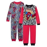 Boys' Spider-Man 4-pc. Pajama Set - Red/ Gray