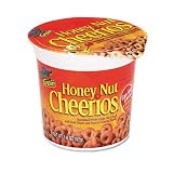 General Mills Honey Nut Cheerios Cereal, Single-Serve 1.8oz Cup, Six per Pack