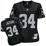 Reebok Oakland Raiders Bo Jackson Women's Throwback Premier Jersey Medium
