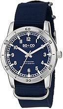 SO & CO New York  Men's 5018A.1 Yacht Club Quartz Blue Nylon Strap Watch