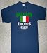ITALIAN PRIDE ITALY COUNTRY FLAG LIONS FAN FOOTBALL T SHIRT jersey