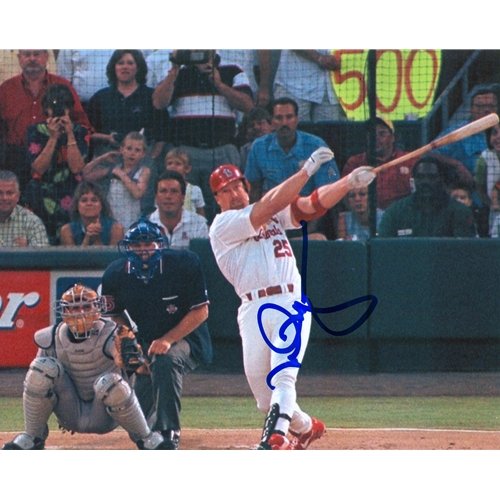 Mark McGwire Autographed St. Louis Cardinals (500th HR) 8x10 Photo