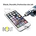 Bolt Tech iPhone 6 Screen Protector, Bolt Tempered Glass 0.2mm Ballistic Glass, iPhone 6/6s Glass Screen Newest Model 4.7 Maximum Screen Protection