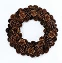 Pinecone Wreath Round - 20"