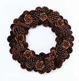 Pinecone Wreath Round - 20