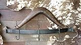 Groovy Stuff Teak Wood Iron Duster Rack - Tf-419