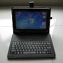 Leather Case with Keyboard for 8" Android 2.2 Tablet (PAD-096-MX )