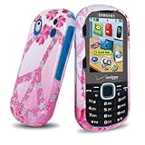 Peace & Flowers Protector Case for Samsung Intensity II SCH-U460