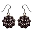 Beautiful Earrings Silver Onyx Gemstone Jewelry 1.5 inches (erg039)
