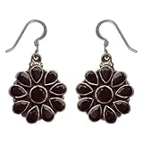 Sterling Silver Onyx Gemstone Earrings 1.5 Inches ~ ShalinIndia