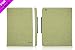 Green iPearl Leather Carrying Folia Cover Case for iPad 2, with Built-in Stand, hand strap and Touch Screen Stylus Pen for all 2nd Generation iPad 2 Tablet (3G / WiFi model 16GB, 32GB, 64GB)