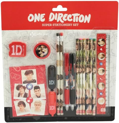 One Direction Snapshot 16 Piece Super Stationery Set