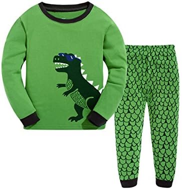 Ariamark Toddler Boys Dinosaur Pyjamas 100% Cotton Sleepwears Size 1years-7years