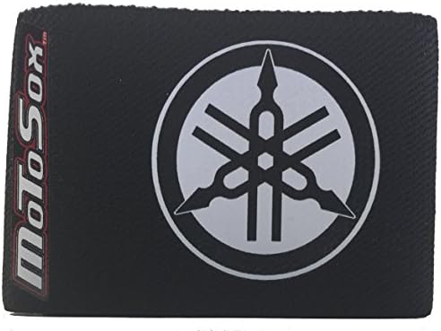 MoToSox - Rear Reservoir Brake Cover - Single "Fork Logo" in Black (Pack of 1)