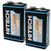 Hitech - Two 9V Lithium 1200mAh Batteries