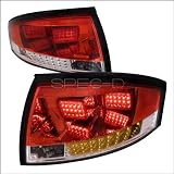 Audi TT 1999 2000 2001 2002 2003 2004 2005 2006 LED Tail Lights - Red by Spec-D Tuning