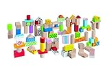 100002228 - Eichhorn - Color Holzbausteine Trommel 100 Teile -