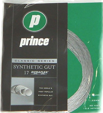 Prince SYNTHETIC GUT 17 w/DURAFLEX Tennis String
