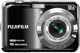 Fujifilm FinePix AX655 - 16 Megapixel Digital Camera with 5x Optical Zoom, HD 720p Video Recording, 2.7" LCD Display - Black (Certified Refurbished)