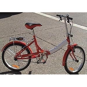 Folding Bike 20 Inchces Color Red or Ivory) by 
