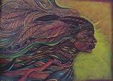 African Goddess Ap Art Print Poster By Charles Bibbs, 34  x 25 