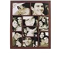Hampton Frames Gallery 9 Aperture Dark Walnut Photo Frame